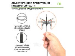 Видеоэндоскоп управляемый, экран 4.5", 1Мп, 1280х720, 1м, 4мм зонд, 360 iCartool IC-VC1042W