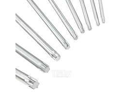 Набор ключей Г-образных TORX экстра длинных 9пр.(Т10, Т15, Т20, Т25, Т27, Т30, Т40, Т45, Т50)в пластиковом держателе JCB JCB-5098XL
