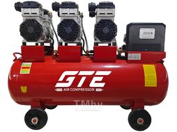 Безмасляный компрессор 220В, ресив.153л, 420л/мин. GTE GTE-HMP153420B