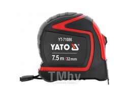 Рулетка стальная 7.5мх32мм с магнитом 1xSTOP Yato YT-71086