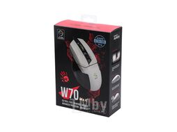 Мышь игровая A4Tech Bloody W70 MAX white (белый/черный оптическая 10000dpi USB 10but)