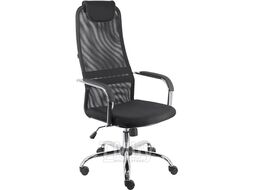 Кресло Fortuna (Фортуна) High Black Rz GTPBl1 W01/T01 (ткань-сетка, черный) KingStyle