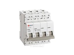 Автоматический выключатель 4P 25А (C) 4,5kA ВА 47-63N EKF PROxima M634425C