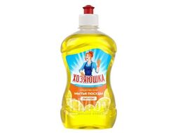Средство для посуды Лимон 500мл (С-про), NEW дизайн ХОЗЯЮШКА