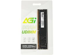 Оперативная память AGI 8GB DDR4 DIMM PC4-25600 Bulk (AGI320008UD138)