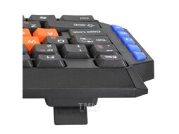 Клавиатура USB CMK-483 Crown мультимедийная 114 клавиш, выделенные клавиши Warzone, длина провода 1.8м