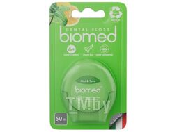 Зубная нить МЯТА и ЮДЗУ объемная 50 м. Biomed