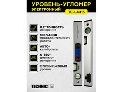 Уровень-угломер электронный с магнитом 415 мм TECHNICOM TC-LA415