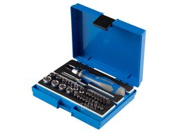 Набор вставок (бит) 1/4", PH, PZ, Hex, Torx, Slotted, 39 предметов KING TONY 2539MRV04
