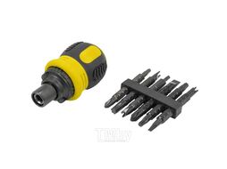 Отвертка реверсивная с набором бит специальных, в блистере WMC TOOLS WMC-32807MR