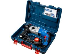 Перфоратор ПРОФЕССИОНАЛ, SDS-plus, реверс, горизонтальный, металл редуктор, 3,2Дж, 0-1200 об/мин, 0-4800уд/мин, 800 Вт, кейс Зубр ЗП-28-800 К