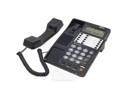 Телефон проводной Ritmix RT-495 черный/серый