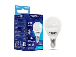 Лампа Tokov Electric 7Вт G45 6500К Е14 176-264В / TKE-G45-E14-7-6.5K