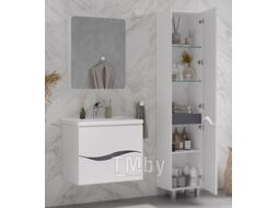 Тумба с умывальником Volna Grey 80.2Y Маринда 80 (подвесная)