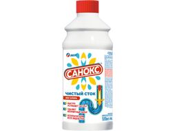 Средство для устранения засоров Санокс Чистый сток Крот (500мл)