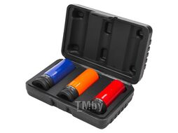 Набор головок ударных тонкостенных в защитном кожухе 3пр. 1/2"(17,19,21мм)в блистере FORCEKRAFT FK-4032C