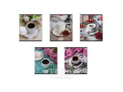 Тетрадь 96л в клетку "Coffee Break", матовая ламинация Erich Krause 58296