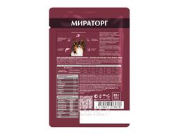 Консерв. корм с лососем для взр. собак мелких пород для здоров. пищеварения, 85 г Pro Meat Мираторг