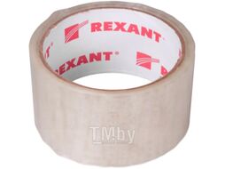 Скотч упаковочный 48 мм х 50 мкм, прозрачный, (рулон 36 м) REXANT