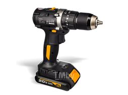 Дрель-шуруповерт ударная аккумуляторная PRO 13 мм, 20В, 2*2Ач, 55Нм RUNTEC RT-ID222