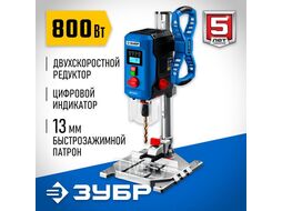 Профессионал 800 Вт, 13 мм БЗП, вертикально-сверлильный станок, настольный Зубр ВСС-П800