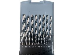 Сверло спиральное Bosch HSS PointTeQ 1-10мм Probox по металлу (19шт) 2.608.577.351 BOSCH