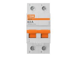 Выключатель нагрузки (мини-рубильник) ВН-32 2P 63A Home Use TDM SQ0211-0117
