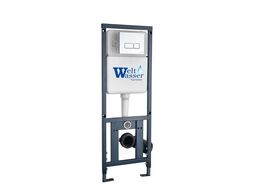 Унитаз подвесной с инсталляцией Saniteco KW-99046 + 410 + 410 SE CR