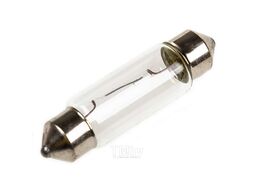 Автолампа C10W 12V 10W с цоколем 38мм sv8.5 1-конт 90Лм 3000К СПУТНИК Skyway S09101003