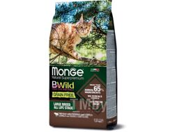 Сухой корм для кошек Monge BWild Cat Grain Free Large Buffalo Potatoes (1.5кг)