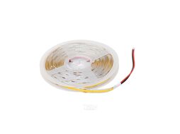 Лента светодиодная COB - 15W/m, 24V, 8мм, 480 д/м, IP20, нейтральный белый (4000K) - 5м, AKS