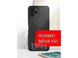 Накладка AKAMI Jam для Huawei nova Y61. Черный. Силикон. 31505