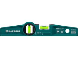 Магнитный литой уровень 250 мм PROCAST-M Kraftool 34717-025