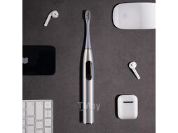 Электрическая зубная щетка X Pro Digital Серебрянный, OCLEAN Y2076