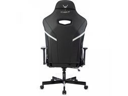 Кресло игровое Бюрократ Knight Thunder 5X черный/голубой эко.кожа крестов. металл