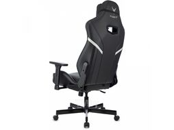 Кресло игровое Бюрократ Knight Thunder 5X черный/голубой эко.кожа крестов. металл