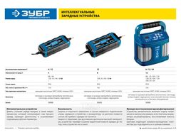 Зарядное устройство ПРОФЕССИОНАЛ, 12В, 12А, автомат, IP65, AGM, GEL, WET Зубр 59305