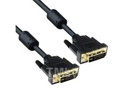 Кабель DVI dual link ExeGate EX-CC-DVI2-1.8 (25M/25M, 1,8м, позолоченные контакты)