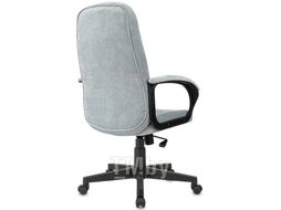 Кресло руководителя Бюрократ CH 002 Fabric серо-голубой Light-28 крестов. пластик