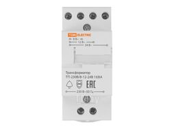 Трансформатор понижающий ТП-230В/8-12-24В 16ВА DIN-рейка TDM SQ0225-0021