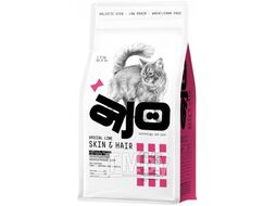 Сухой корм для кошек AJO Cat Skin & Hair для кошек здоровая кожа и красивая шерсть (1.5кг)