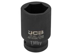 Головка ударная глубокая 1", 42мм (6гр.) JCB JCB-48510042