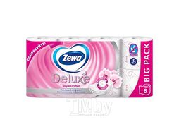 Туалетная бумага Deluxe ОРХИДЕЯ 3 cлойная 1х8 рул. (Cо) Zewa