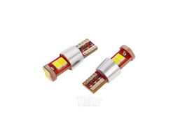 Комплект светодиодных ламп W5W 12V (с обманкой) T10 6SMD(5730) 360 SUPER WHITE (к-т 2шт. в блистере) CANBUS LED МАЯК 12T10/CAN03/2BL