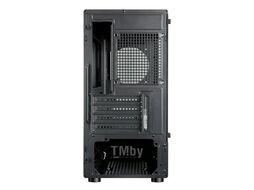 Корпус CL402 GINZZU mATX, 1*USB2+1*USB3, закаленное стекло, БП снизу, GPU до 280мм, CPU до 160мм, черный