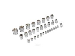 Набор инструментов, 1/2", 1/4", CrV, S2, пластиковый кейс, 94 предмета Denzel 15813