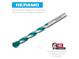 Сверло по керамограниту с твердосплавной пластиной KERAMO 6 х 100 мм Kraftool 29175-100-6