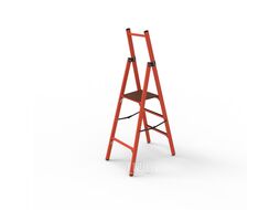 Стремянка стеклопластиковая диэлектрическая с симметричной опорой ССД-0,7 Letra ЛЕ52426