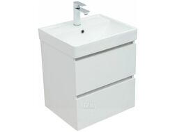 Тумба с умывальником Aquanet Вега 50 / 308337 (белый глянец)