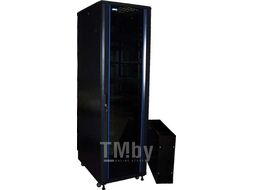 Шкаф 19" серии Business, 32U 600x1000, черный, вентилируемая входная дверь, двухсекционная вентилируемая задняя дверь TWT TWT-CBB-32U-6x10-P1